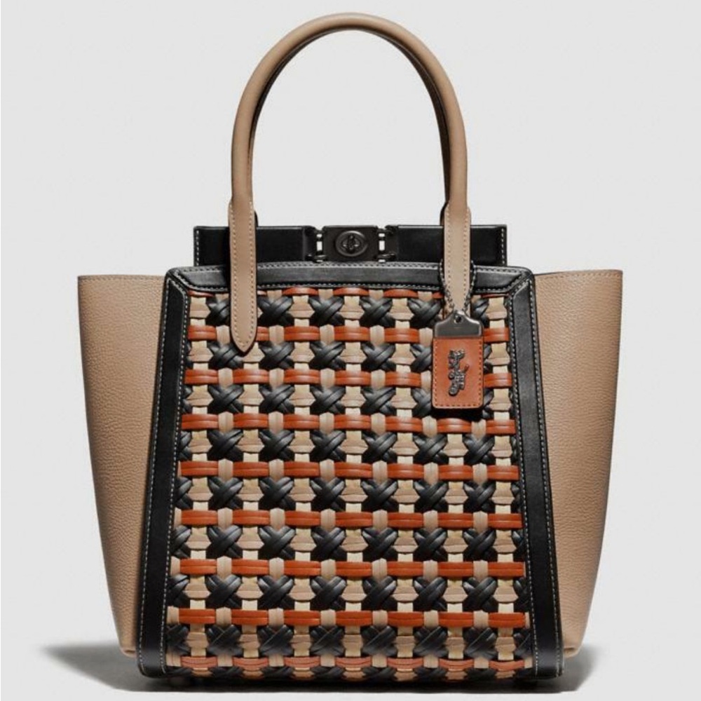 Coach 1941 Troupe Tote Leather
Weaving Bag